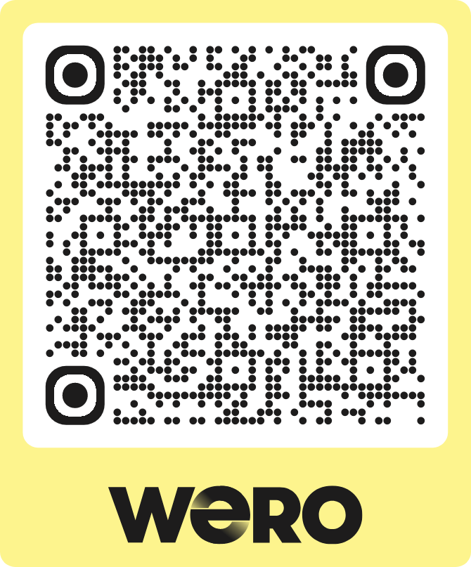 QR code Wero de VitaminBoost pour le paiement de la commande